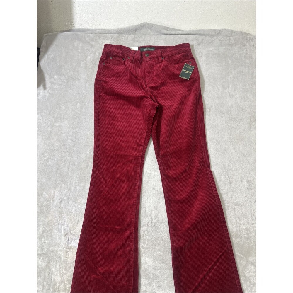 Lauren Jeans Co Ralph Lauren red corduroy bootcut pants women’s size 6 NWT